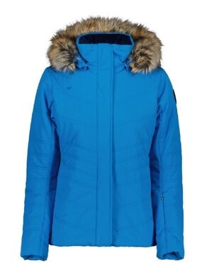 Obermeyer Women's Tuscany II Insulated Ski Jacket with Faux Fur Hood Sz 4